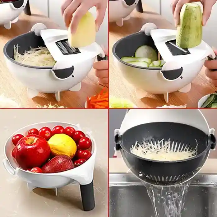 wet basket vegetable cutter